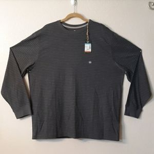 OUTDOOR LIFE Men'sLS suede strap crew shirt